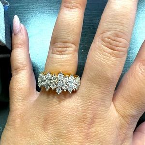 14 kart gold 1/2 carat diamond ring